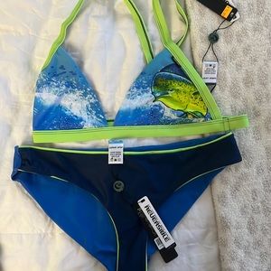 Wave Life NWT tags reversible Bikini